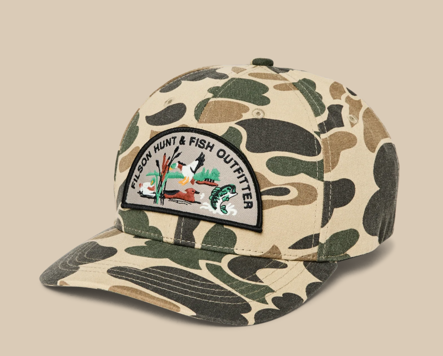 Logger Cap- Tan Camo/Hunt Fish